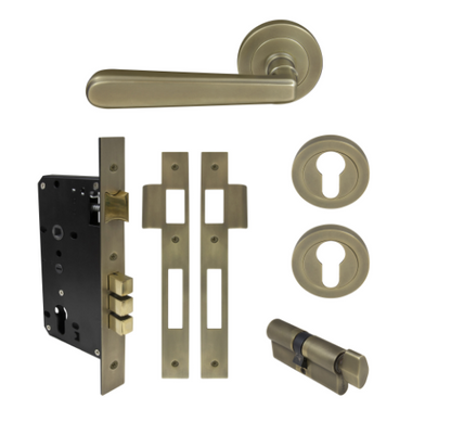 Windsor Premium NZ Villa Round Rose Entrance Set - E85 Priced Per Set Available in 13 Colours