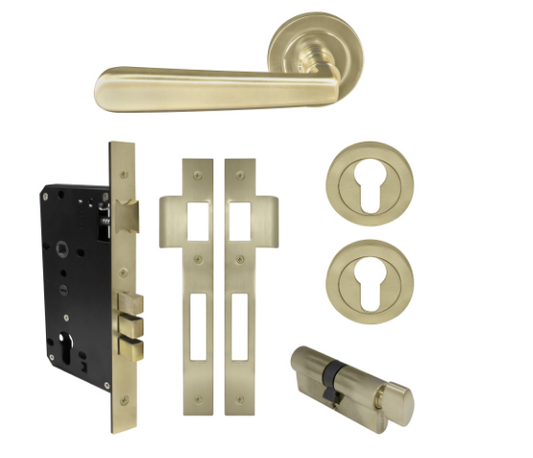 Windsor Premium NZ Villa Round Rose Entrance Set - E85 Priced Per Set Available in 13 Colours