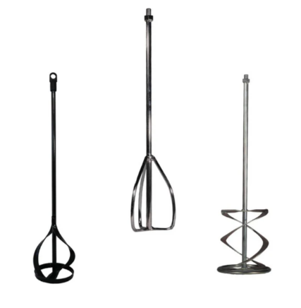 Tusk Heavy Duty Mixing Paddle 160mm for Cement & Paint ,Hex Black Slide 80mm x 400mm x 8mm(Medium) & 100mm x 600mm x 10mm(Large)