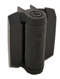 D&D Technologies DD TECH TRUCLOSE TCHD1A HVY DUTY HINGE - 1 ALIGN LEG & 2 ALIGN LEG WITH BLACK TRIM