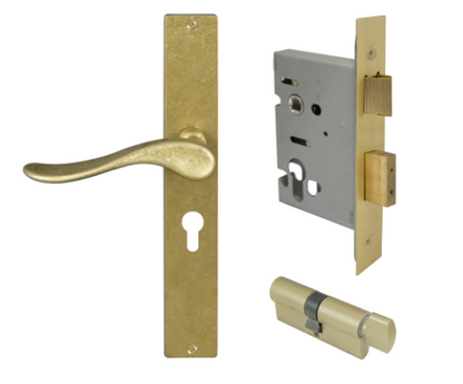 Windsor Premium NZ Haven Longplate Square Entrance Set - E48 Priced Per Set- Available in 13 Colours