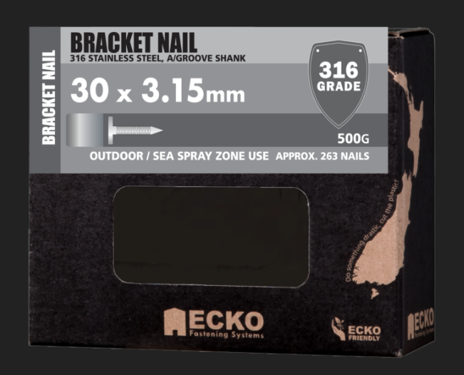 Ecko Bracket Nail 316Stainless Steel Annular Groove 3.33X45mm-500G,2KG,5KG