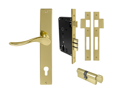 Windsor Premium NZ Haven Longplate Square Entrance Set - E85 Priced Per Set- Available in 13 Colours
