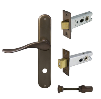 Windsor Premium NZ Haven Longplate Oval Privacy Set Priced Per Set- Available in 13 Colours