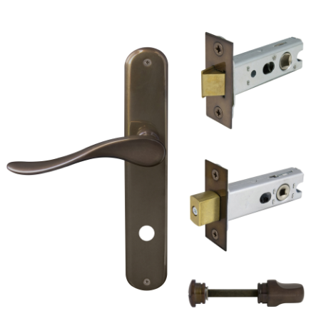 Windsor Premium NZ Haven Longplate Oval Privacy Set Priced Per Set- Available in 13 Colours