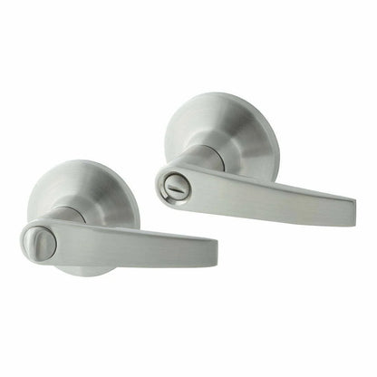 MILES NELSON DOOR HANDLES PRO SERIES TURIN ENTRANCE SET,PRIVACY SET,PASSAGE SET AND DUMMY HANDLE  SATIN NICKEL FINISH