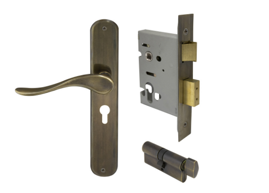 Windsor Premium NZ Haven Longplate Oval Entrance Set - E48 Priced Per Set - Available in 13 Colours