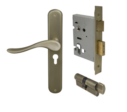 Windsor Premium NZ Haven Longplate Oval Entrance Set - E48 Priced Per Set - Available in 13 Colours