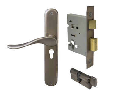 Windsor Premium NZ Haven Longplate Oval Entrance Set - E48 Priced Per Set - Available in 13 Colours