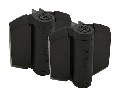 D&D Technologies DD TECH TRUCLOSE TCHD1 HEAVY DUTY HINGE - 2 ALIGN LEG BLACK TRIM