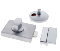 Carbine Australia Indicator Bolt Concealed Fix Round Indicator 68mm x 50mm - Emergency Release & Slot Satin Chrome