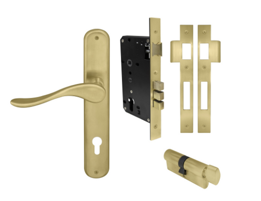 Windsor Premium NZ Haven Longplate Oval Entrance Set - E85 Priced Per Set- Available in 13 Colours