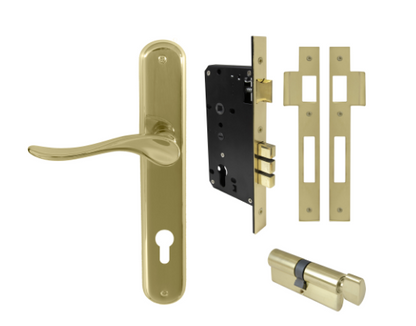 Windsor Premium NZ Haven Longplate Oval Entrance Set - E85 Priced Per Set- Available in 13 Colours