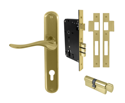 Windsor Premium NZ Haven Longplate Oval Entrance Set - E85 Priced Per Set- Available in 13 Colours