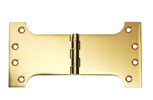Lohala Hinge Brass Parliament 100mm x 200mm x 4.0mm - Available in 3 Colours : Brushed Nickel ,Bronze & Polished Brass