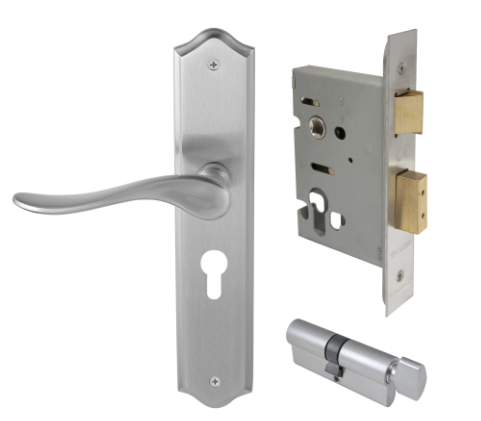 Windsor Premium NZ Haven Longplate Traditional Entrance Set - E48 Priced Per Set- Available in 13 Colours