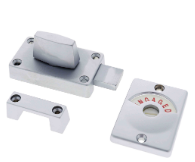 Carbine Australia Indicator Bolt 63mm x 40mm & 70mm X 40mm  Face Fix T Type Turn Knob  Satin Chrome