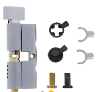 Carbine Australia Cylinder & Turn Less Barrel - Fixed & Floating ( 64mm ) Cylinder Retaining Screws, Pins & Springs - Satin Chrome & Chrome Plate