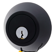Carbine Australia Residential - Single Cylinder, 6 pin Cylinder Deadbolt 60/70mm Backset (keyed to 5 pin) Matte Black