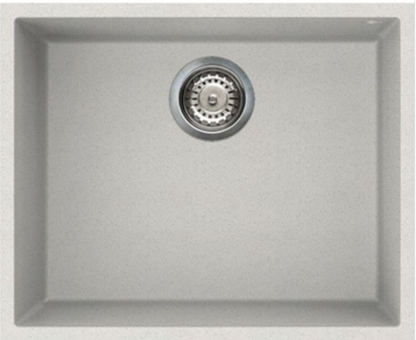 BURNS & FERALL ELLECI QUADRA METALTEK UNDERMOUNT ( Height 220 x Length 540MM ) ,( Height 190 x  Length 585MM ) & ( Height 220 x Length 760MM ) GRANITE SINGLE BOWL ALUMINIUM