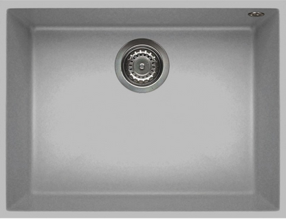 BURNS & FERALL ELLECI QUADRA METALTEK UNDERMOUNT ( Height 220 x Length 540MM ) ,( Height 190 x  Length 585MM ) & ( Height 220 x Length 760MM ) GRANITE SINGLE BOWL ALUMINIUM