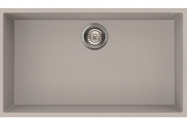 BURNS & FERALL ELLECI QUADRA METALTEK UNDERMOUNT ( Height 220 x Length 540MM ) ,( Height 190 x  Length 585MM ) & ( Height 220 x Length 760MM ) GRANITE SINGLE BOWL ALUMINIUM