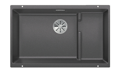 Blanco Germany Subline 700-U Level Sink, Blanco Silgranit Range - Black ,Anthracite ,Rock Grey ,Tartufo ,Soft White & White