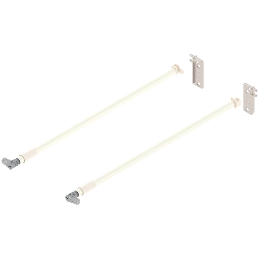 BLUM METABOX  ADJUSTABLE SIDE GALLERY WITH BACK BRACKETS (pair) LENGTH 350mm-550mm( available in 5 sizes )