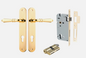 Iver Sarlat Door Lever 10224 Oval Backplate Polished Brass - Passage ,Privacy & Entrance