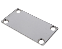 Carbine Australia Packing Plate 3mm x 50 x 100 Satin Chrome