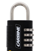 Carbine Australia 4 Dial Combination Padlock-Override Key 1 ,Key 2 & key 3 -Hardened Steel 6.35 x 25 x 40mm Shackle-Resettable Combination (o/ride key 1,2,3 Sold Separately)