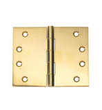 Lohala Hinge Brass Wide Throw 100mm x 125mm x 4.0mm - Available in 3 Colours : Brushed Nickel ,Bronze & Polished Brass