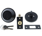 Carbine Australia Commercial ALB series Single Cylinder 6 pin Deadbolt 60/70mm Backset - Matte Black & Stainless Steel