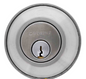 Carbine Australia Commercial ALB series Single Cylinder 6 pin Deadbolt 60/70mm Backset - Matte Black & Stainless Steel