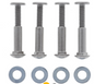 Carbine Australia Spare Set Sleeve Bolts 33.7mm Length & Nuts for Blocker Plate x 4 Sets Stainless Steel