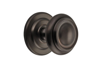 Iver Sarlat Centre Door Knob D98xP99mm BP107mm Available Colours: Brushed Brass, Brushed Chrome, Brushed Gold PVD, Matt Black, Distressed Nickel, Polished  Brass, Polished  Nickel ,Polished Chrome, Satin Nickel & Signature Brass