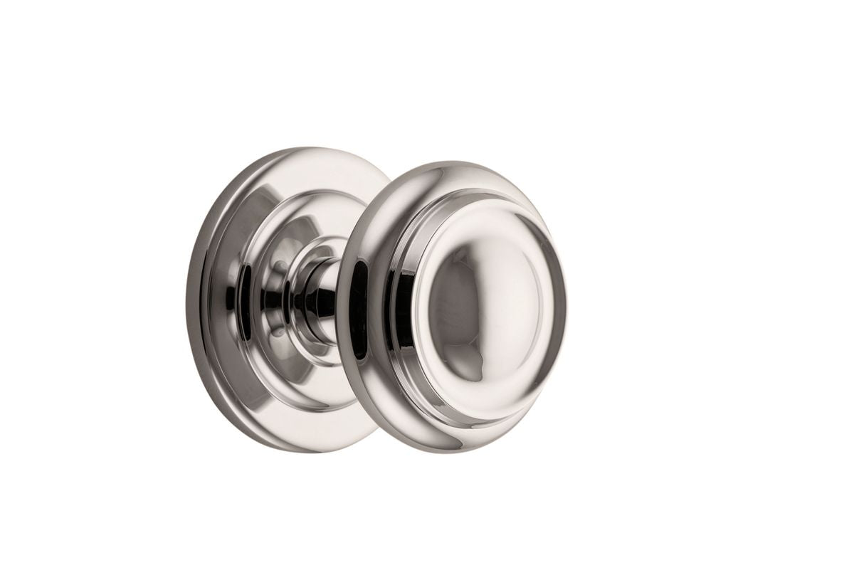 Iver Sarlat Centre Door Knob D98xP99mm BP107mm Available Colours: Brushed Brass, Brushed Chrome, Brushed Gold PVD, Matt Black, Distressed Nickel, Polished  Brass, Polished  Nickel ,Polished Chrome, Satin Nickel & Signature Brass