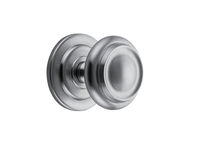 Iver Sarlat Centre Door Knob D98xP99mm BP107mm Available Colours: Brushed Brass, Brushed Chrome, Brushed Gold PVD, Matt Black, Distressed Nickel, Polished  Brass, Polished  Nickel ,Polished Chrome, Satin Nickel & Signature Brass
