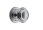Iver Sarlat Centre Door Knob D98xP99mm BP107mm Available Colours: Brushed Brass, Brushed Chrome, Brushed Gold PVD, Matt Black, Distressed Nickel, Polished  Brass, Polished  Nickel ,Polished Chrome, Satin Nickel & Signature Brass