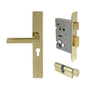 Windsor Premium NZ Federal Square Longplate Entrance Set - E48 Priced Per Set- Available in 13 Colours