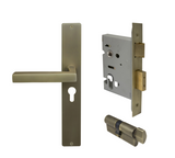 Windsor Premium NZ Federal Square Longplate Entrance Set - E48 Priced Per Set- Available in 13 Colours