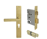 Windsor Premium NZ Federal Square Longplate Entrance Set - E48 Priced Per Set- Available in 13 Colours