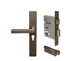 Windsor Premium NZ Federal Square Longplate Entrance Set - E48 Priced Per Set- Available in 13 Colours