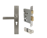 Windsor Premium NZ Federal Square Longplate Entrance Set - E48 Priced Per Set- Available in 13 Colours