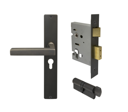 Windsor Premium NZ Federal Square Longplate Entrance Set - E48 Priced Per Set- Available in 13 Colours