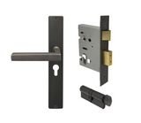 Windsor Premium NZ Federal Square Longplate Entrance Set - E48 Priced Per Set- Available in 13 Colours
