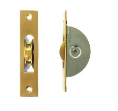 Lohala Sash Pulley 118mm x 25mm - Polished Brass , Bronze & Brushed Nickel