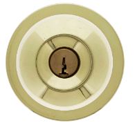 Carbine Australia Epsom 3000 Cylindrical Vestibule set, 60/70mm backset, C4 Keyed to Differ, Boxed, Satin Stainless Steel ,Matte Black & Polished Brass