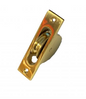 Lohala Sash Pulley (Solid Brass) 106mm x 27mm - Polished Brass & Satin Chrome