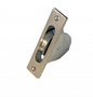 Lohala Sash Pulley (Solid Brass) 106mm x 27mm - Polished Brass & Satin Chrome
